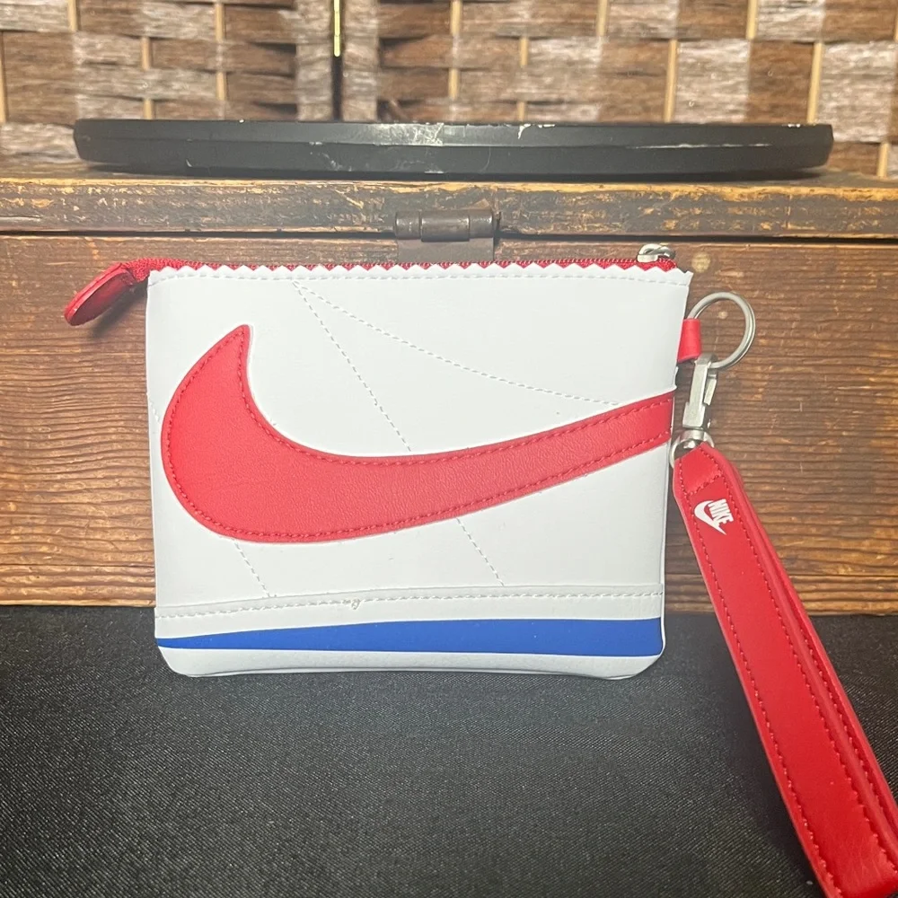 Nike Cortez Wristlet in Red and White